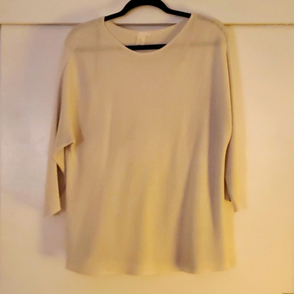 White basic sweater H&M
